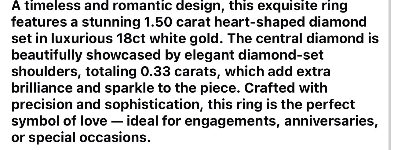 18ct White Gold 1.50ct 0.33ct