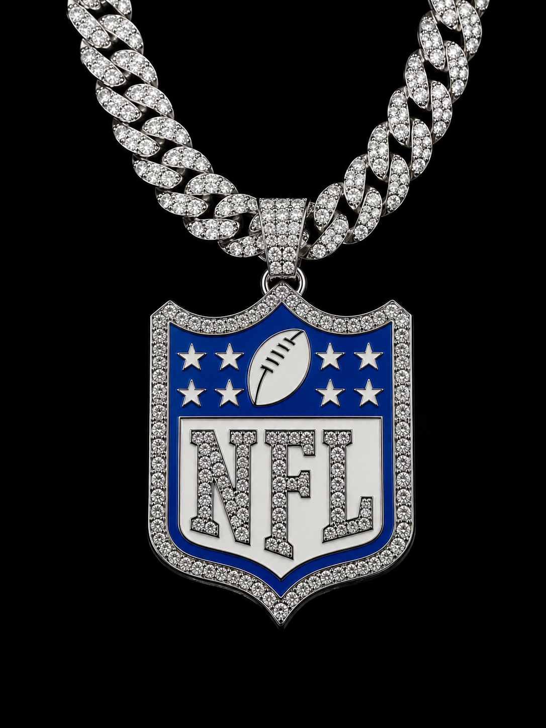 Iced Out NFL Pendant