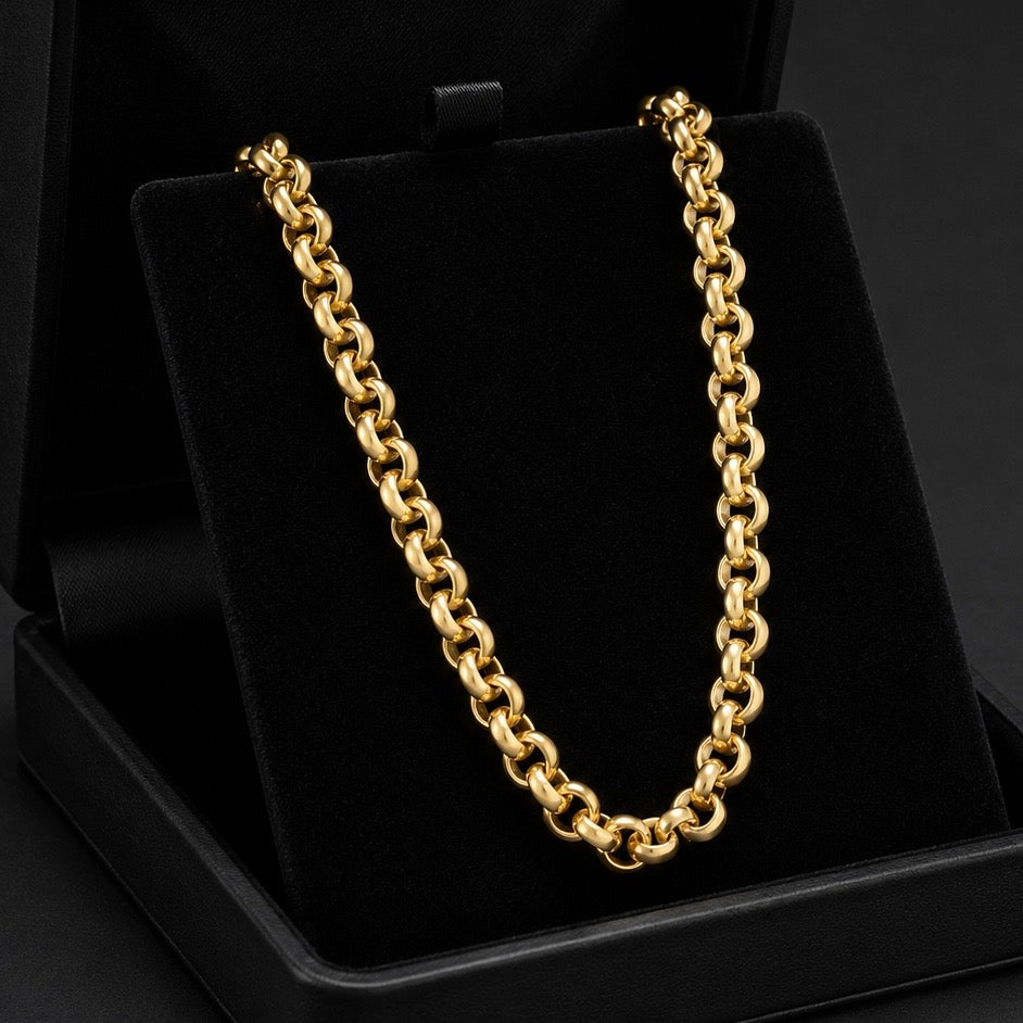 24" 10MM Patterned Belcher Gold