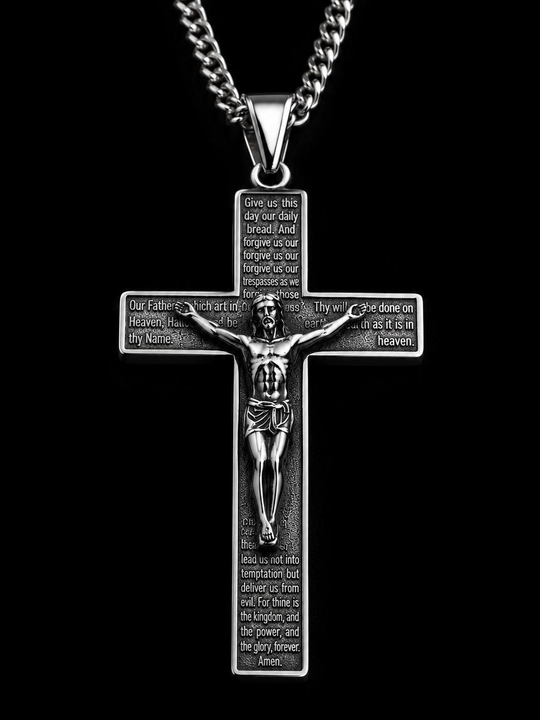 Cross Pendant Stainless Steel