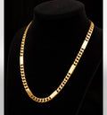 18ct Gold Curb ID Bracelet 21" 5mm | Heavy Solid Gold | Hallmarked UK