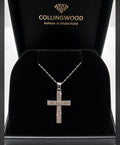 9ct Gold pendant necklace Yellow white
