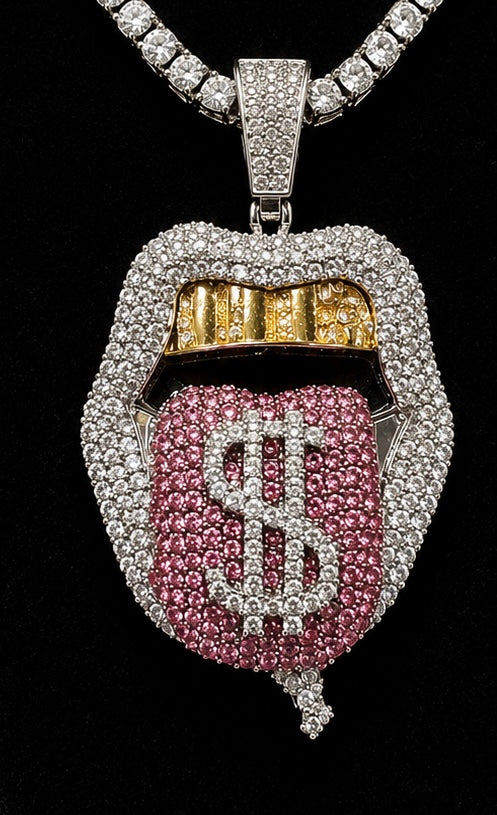 Big Hip Hop Pendant Flashy Plus Chain of Choice