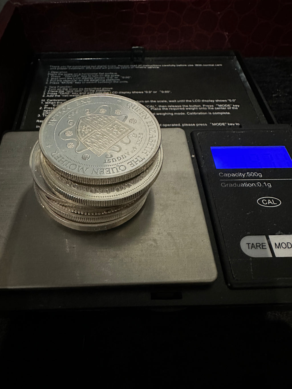 7 Silver 925 Coins 200g