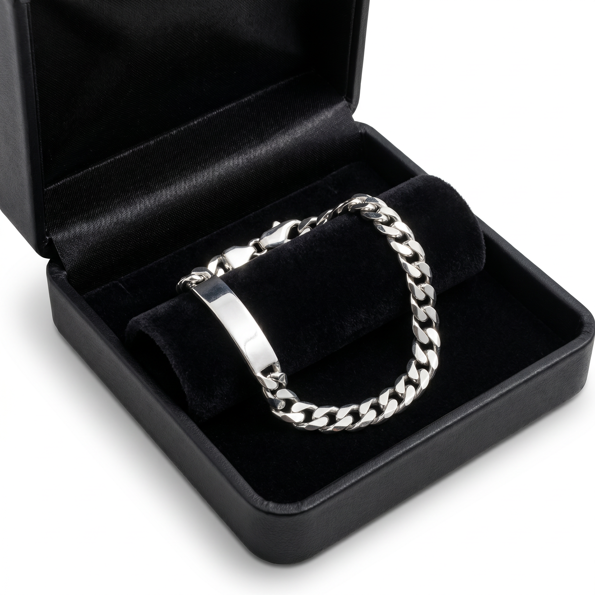 Sterling silver I.D bracelet