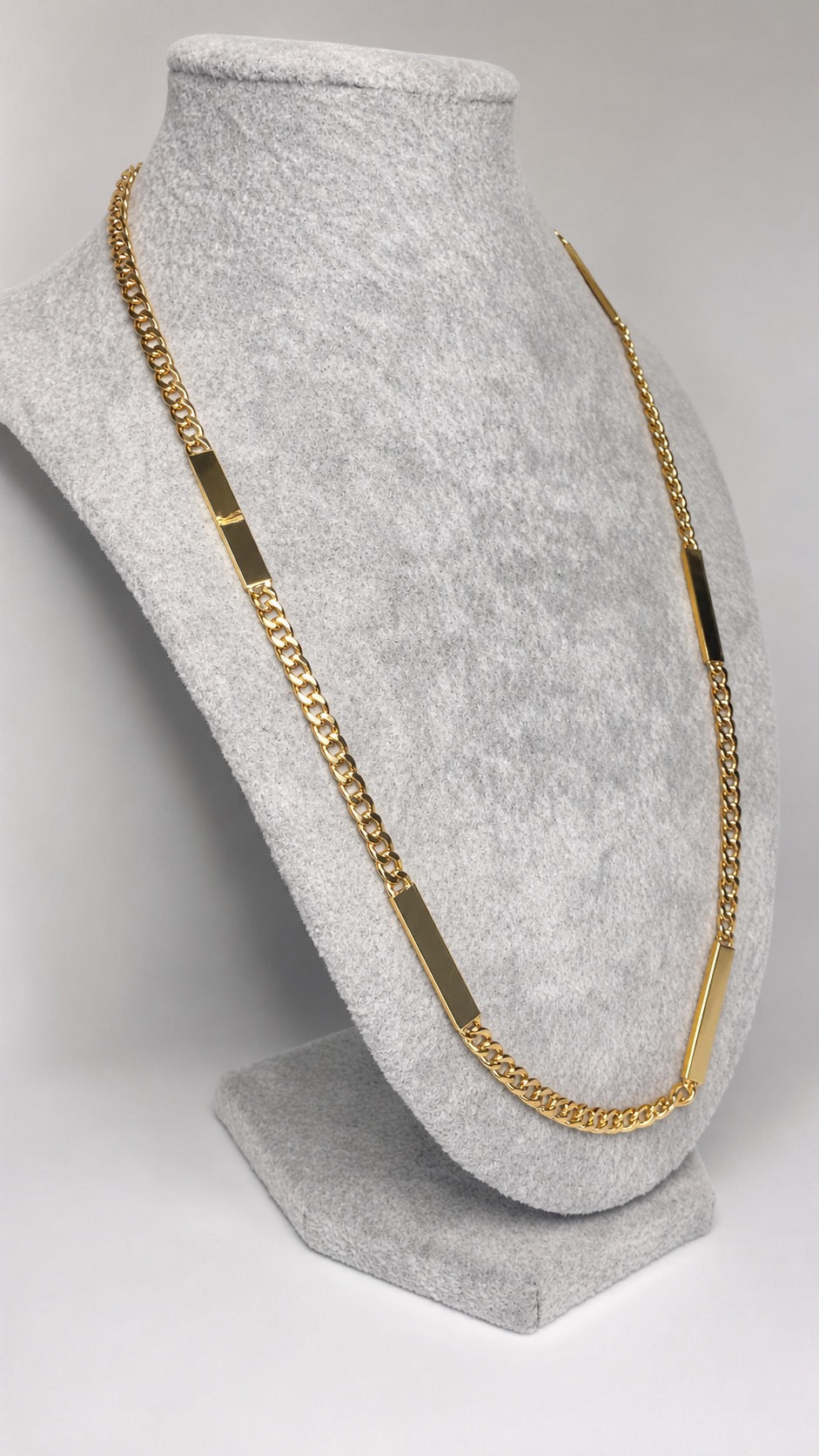 18ct Gold Curb ID Bracelet 21" 5mm | Heavy Solid Gold | Hallmarked UK