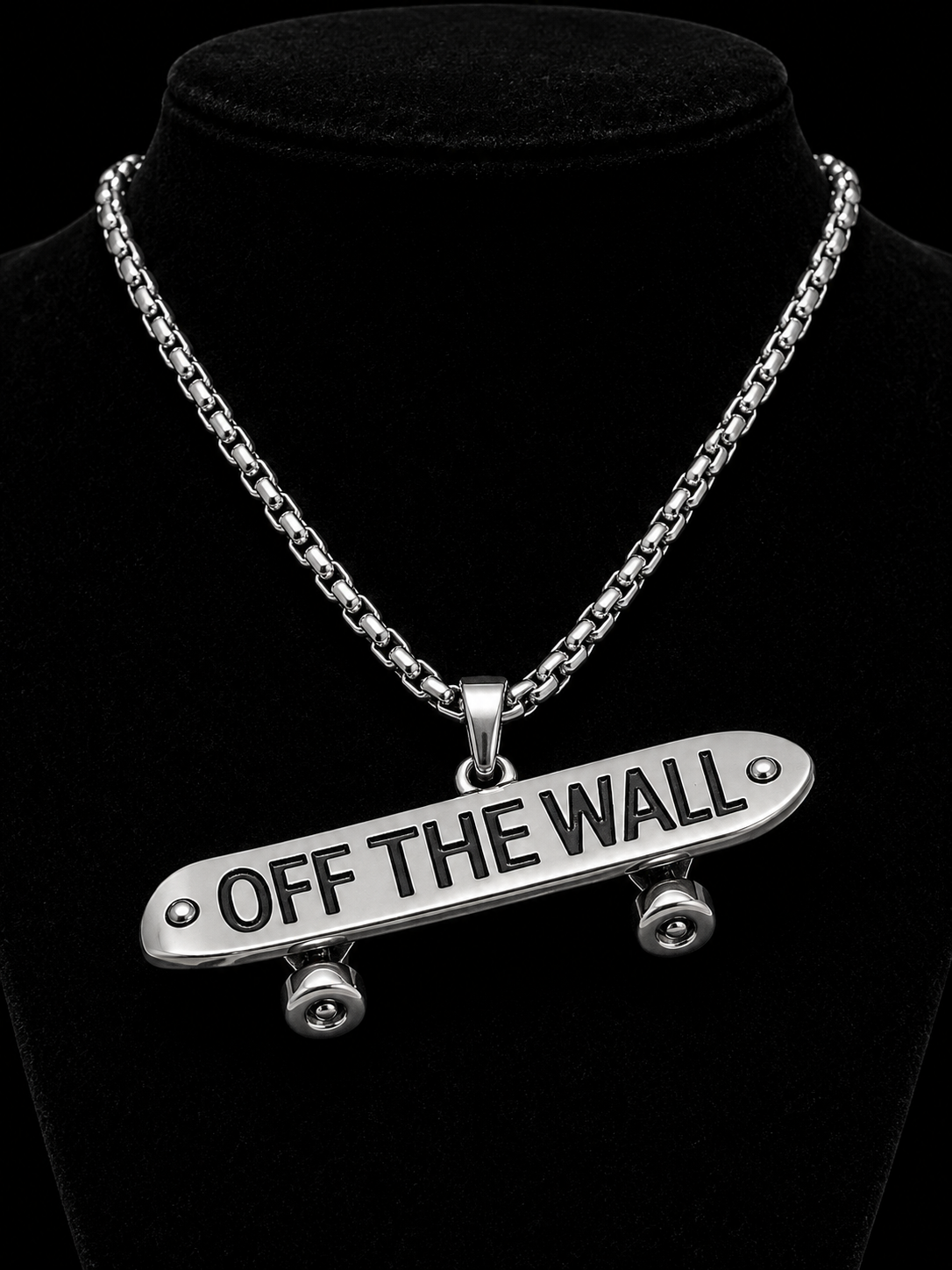 Off the wall skateboard pendant