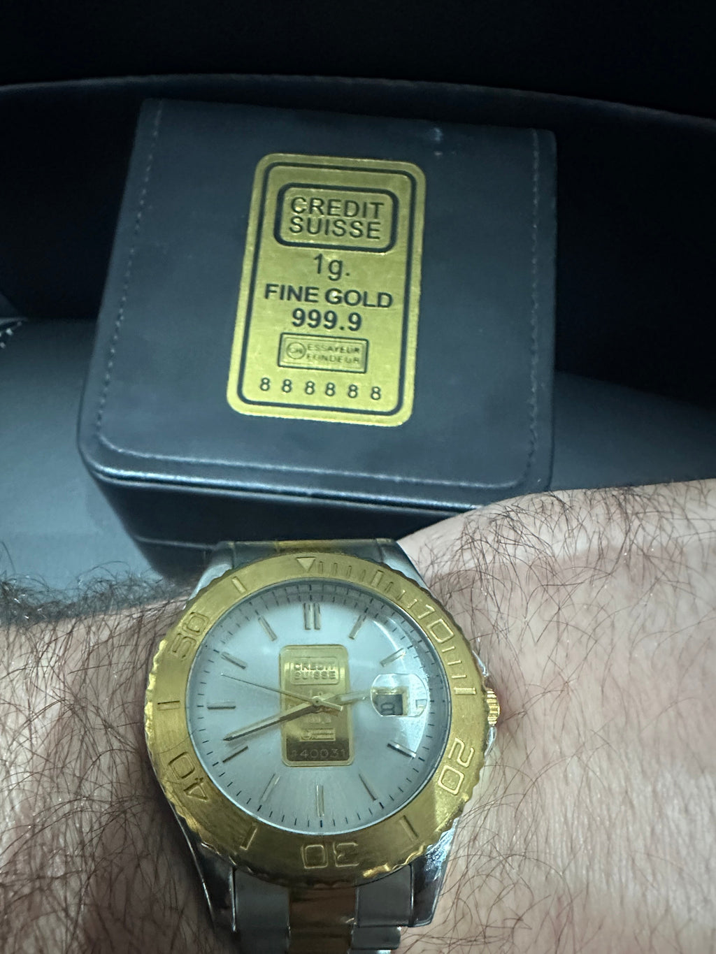 24ct Bar Gold Watch