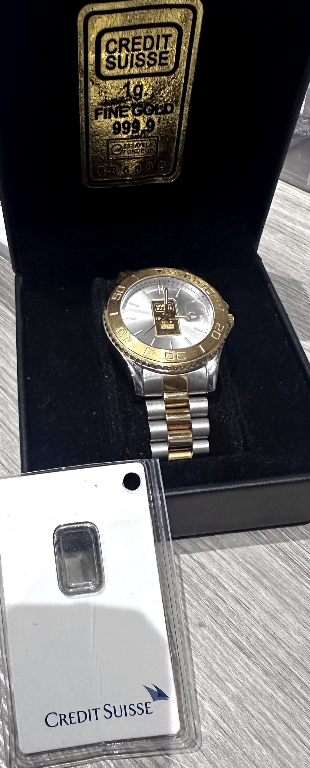 24ct Bar Gold Watch